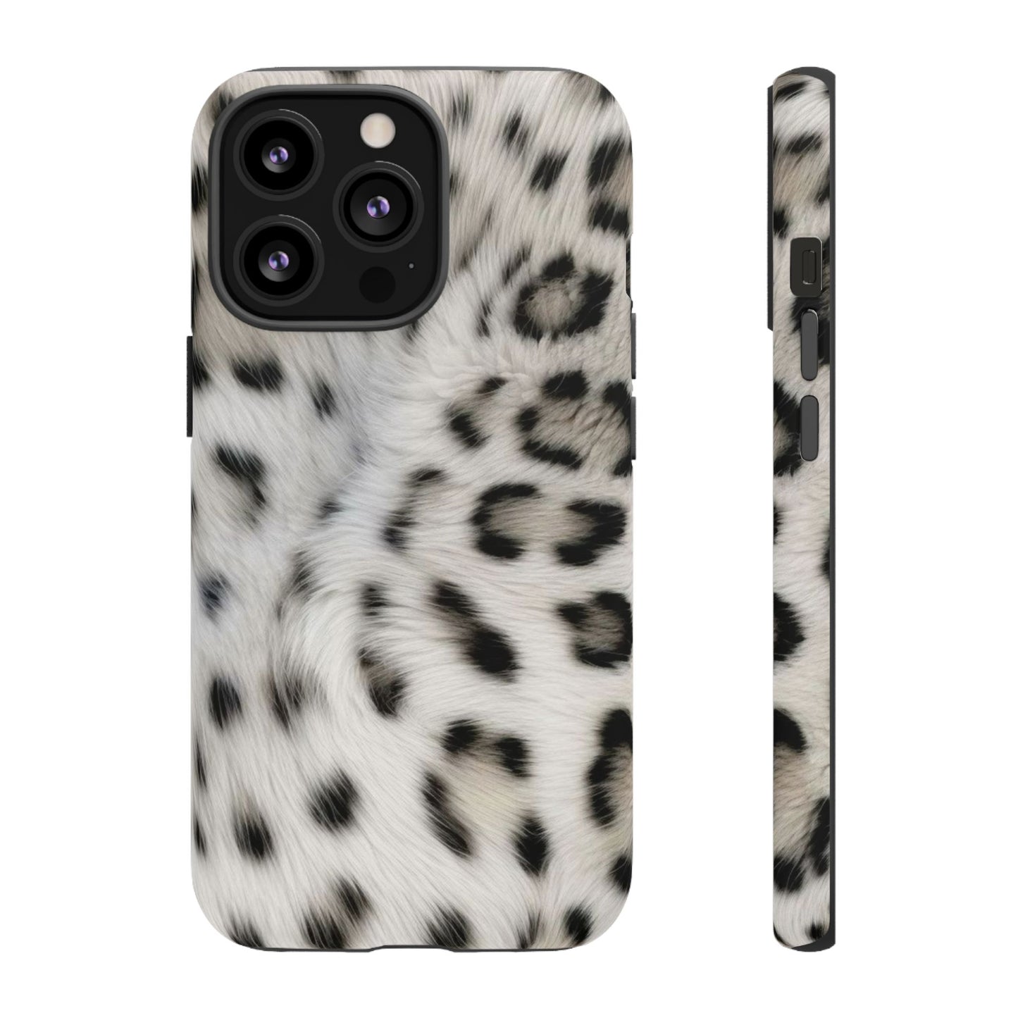 White Leopard Phone Case