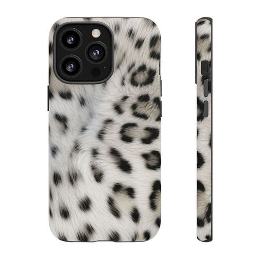 White Leopard Phone Case